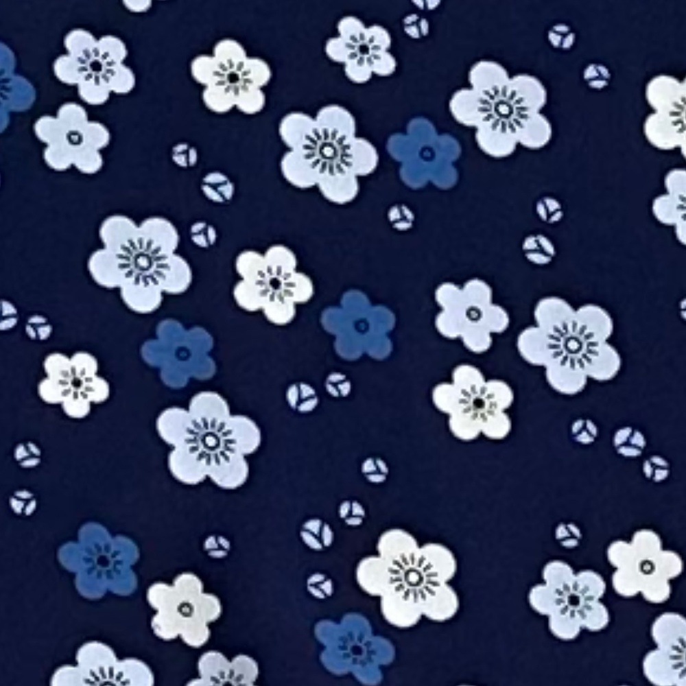 Anne Klein Floral Print V-Neck Midi Dress Size 16/18 Blue/White Office Summer - Picture 4 of 10